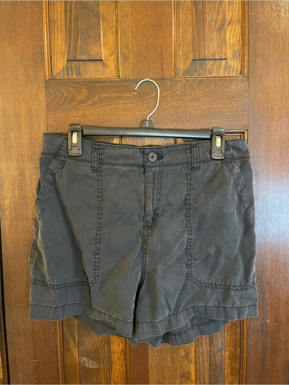 Social Standard by Sanctuary Black Utility Cargo Shorts Women’s L Inseam 4 inch